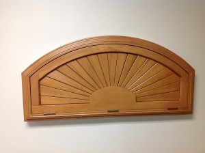 Arched shutters